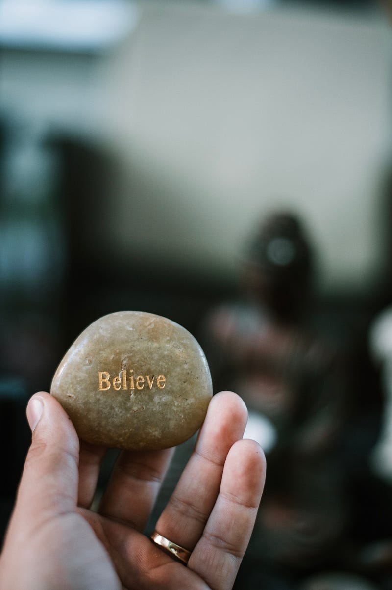 Embracing self-belief