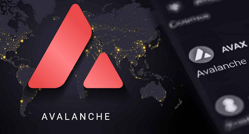 Avalanche cryptocurrency logo and design