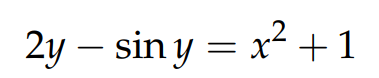 Implicit differentiation example