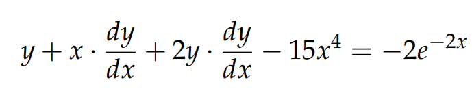 Differentiation of intertwined variables