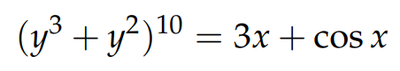 Another implicit function example