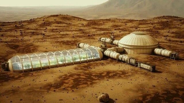 Future colonization possibilities on Mars