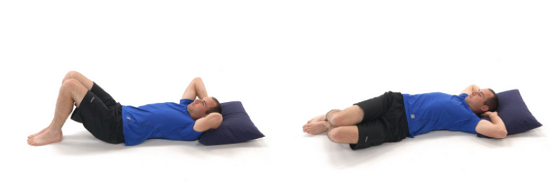 Lumbar Rocks exercise demonstration