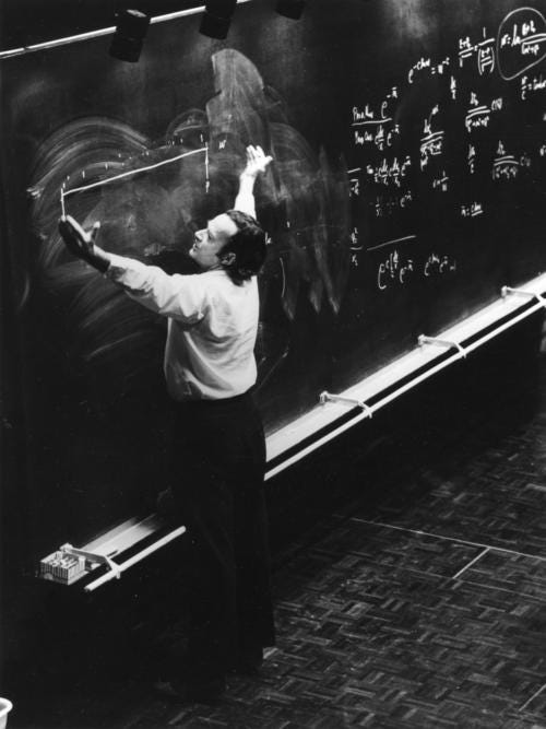 Richard Feynman at CERN, exploring scientific boundaries