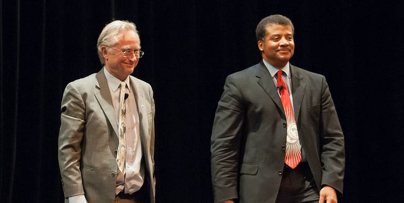 Richard Dawkins and Neil deGrasse Tyson discussing philosophy