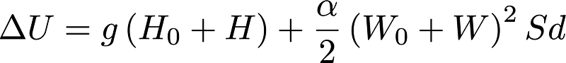 Energy contributions from Higgs field