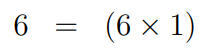 Final step in the Euclidean algorithm.