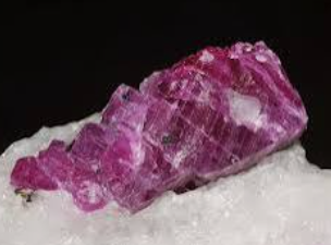 Pure Ruby Crystal Formation