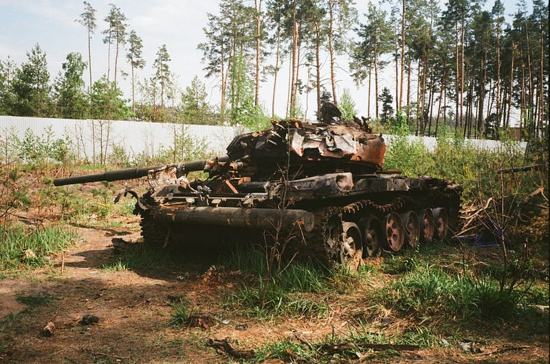 Bakhmut in ruins, illustrating the war's impact