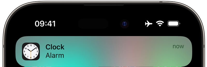 New alarm UI in iOS 17
