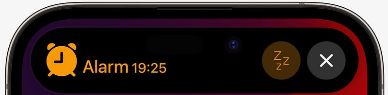 Alarm UI comparison between iOS 16 and iOS 17