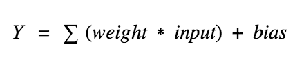 Neuron output calculation