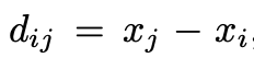 Measuring relative distances between agents