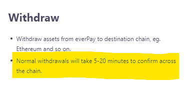 Confirmation of transaction withdrawal