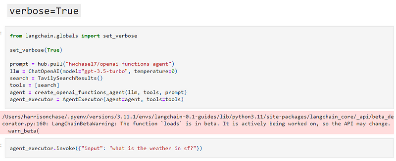 Overview of Verbose Mode in LangChain