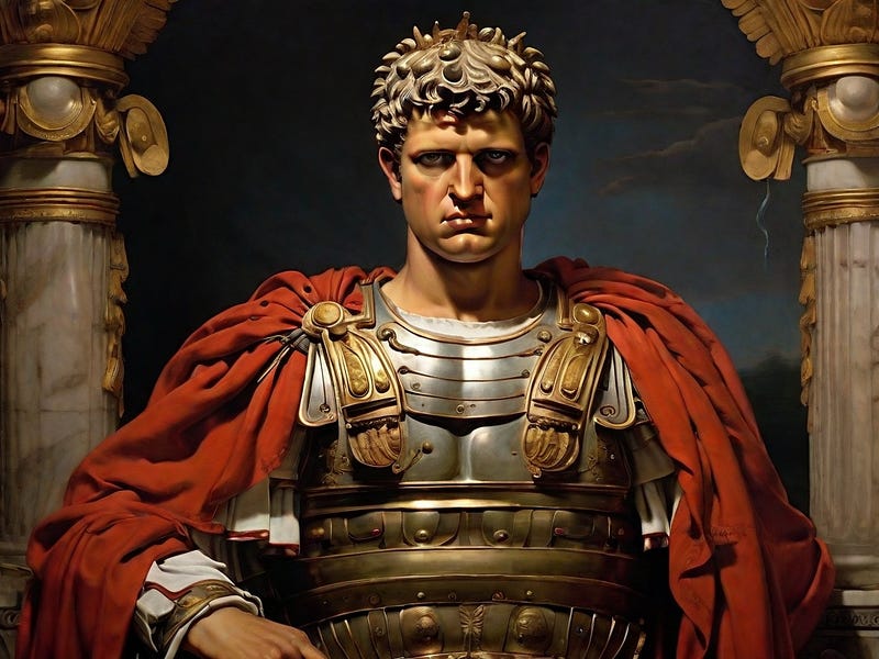 Artistic representation of Emperor Nero