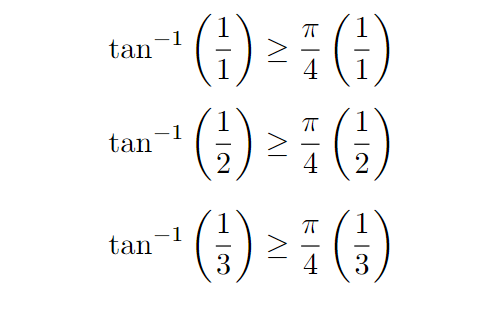 Infinite series representation