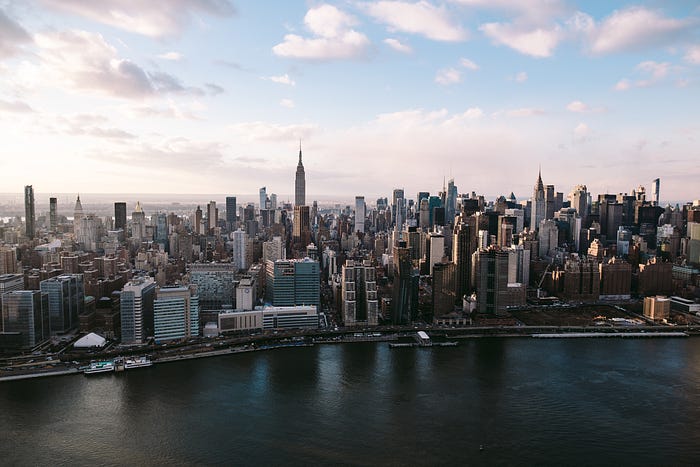 Image showcasing the skyline of New York City