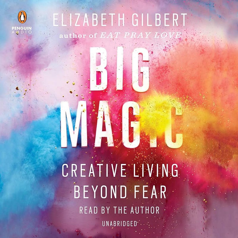 Book cover of "Big Magic"