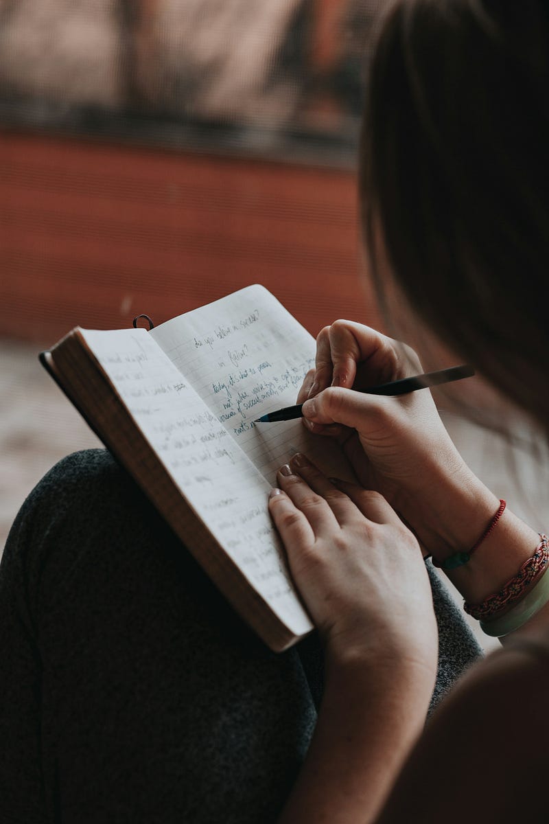 Journaling as a mental health tool