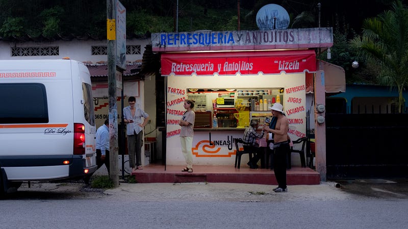 A brief stop on the way to San José del Pacifico.