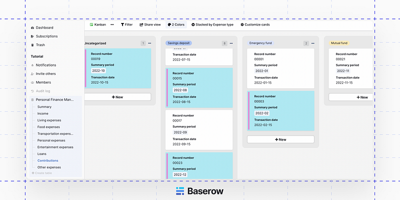 Baserow sign-up page